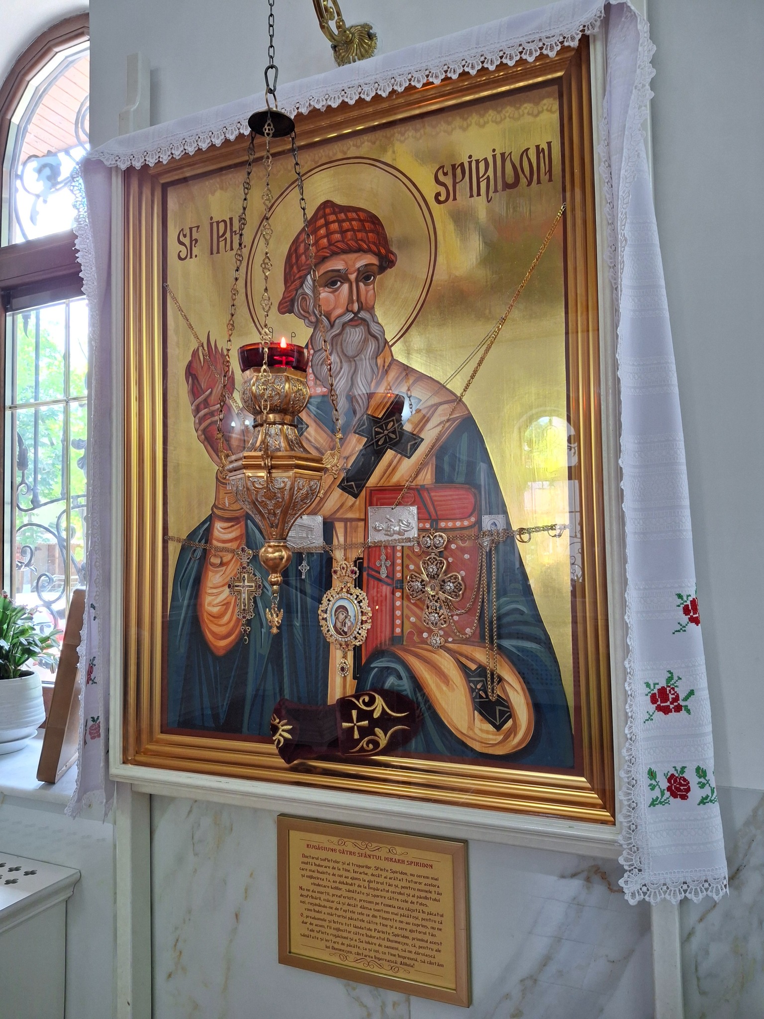 Binecuvântarea institutului INBRASA în biserica Sfântului Spiridon